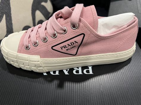 peony pink prada sneakers|Prada Sneakers for Women .